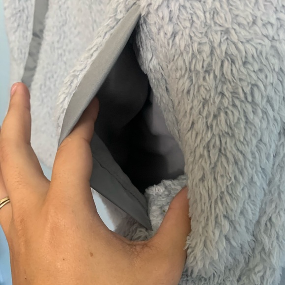 Patagonia Los Gatos Fleece Vest Gray Sherpa Large - Picture 3 of 8